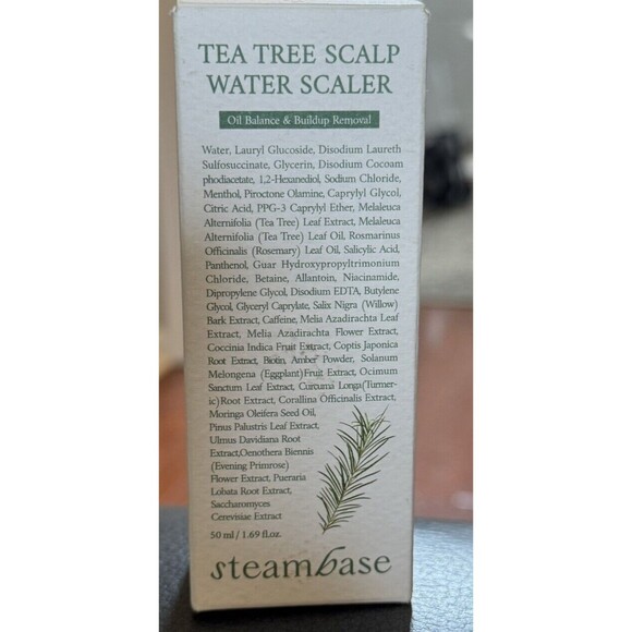 Steambase Dry Scalp Hydration Natural Tea Tree Cleanses BuildUp 1.69oz Korea *** - Picture 4 of 6